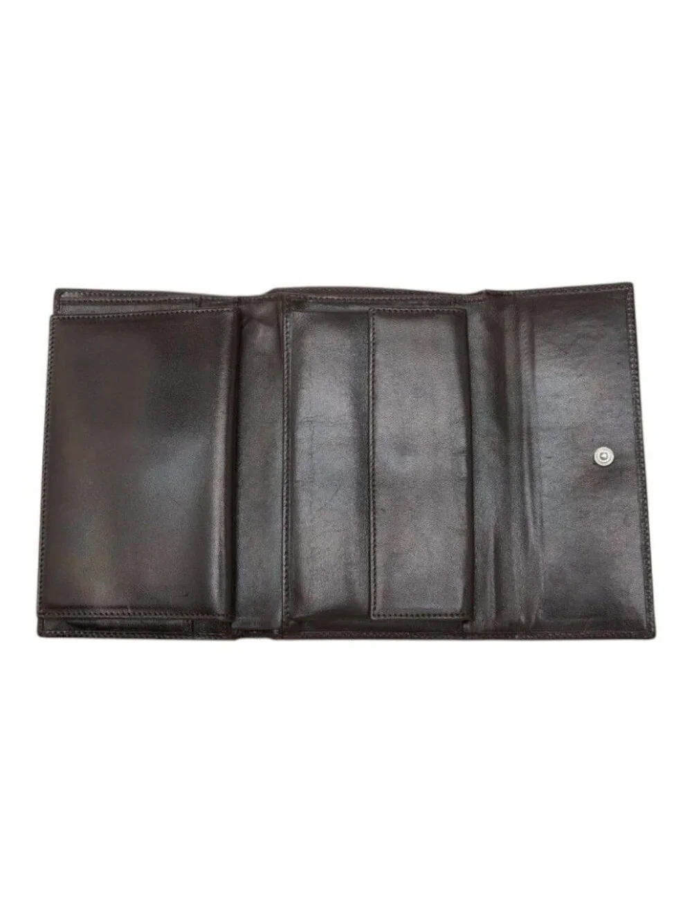 Fendi Zucca Wallet Brown Canvas Leather
